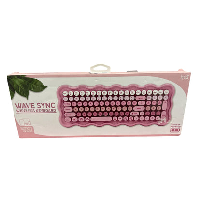 Pink Bundle Desk Essentials: Wireless Keyboard, Strawberry Mouse,  Heart Mouse Pad, Charging Cable & Magnetic Cord Bands