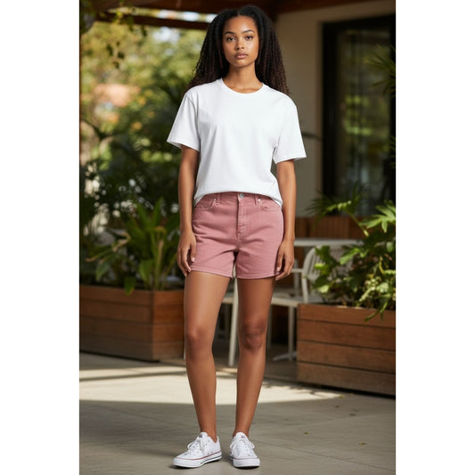 Joe's Jeans Vintage Easy Fashion Shorts Rose Pink Size 26 Women's Casual Wear