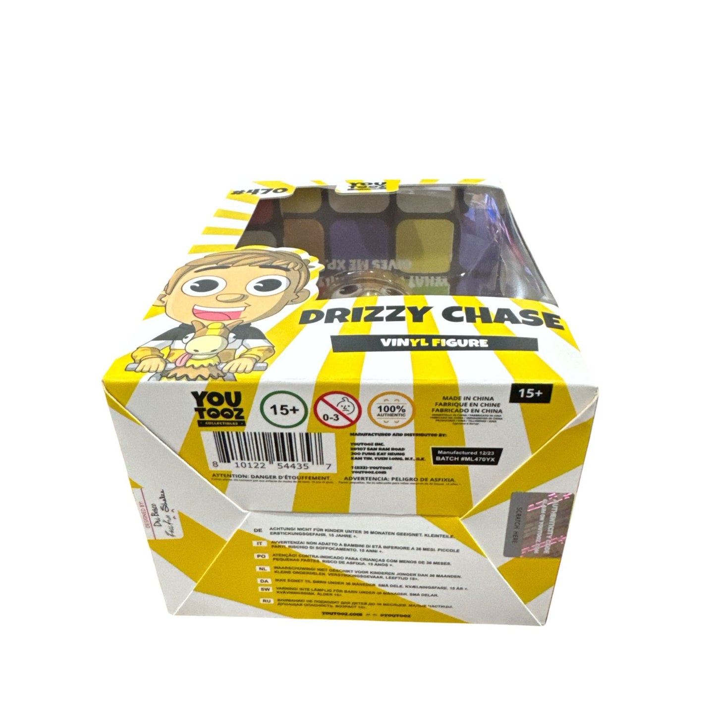 Youtooz Drizzy Chase Vinyl Figure Collectible #470 Limited Edition 15+ With Protector
