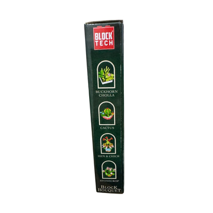 Block Tech Block Bouquet 70-Piece Stonecrop Building Set For Ages 8+ Compatible With Leading Brands