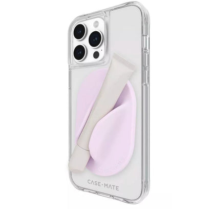 Lip Gloss Holder With Permanent Adhesive Backing For Phone Cases Case-Mate Silicone Multiple Colors