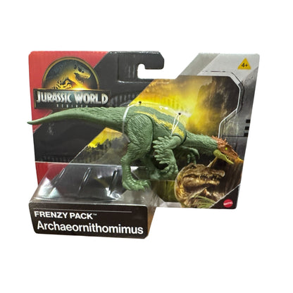 Jurassic World Frenzy Pack Archaeornithomimus Dinosaur Figure Toy Collectible For Ages 4+ By Mattel