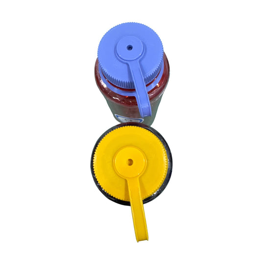 Nalgene Set of 2 Wide Mouth Water Bottles Bpa Free 32oz Outdoor Hiking (Marmalade & Laker)