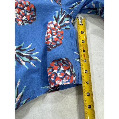 Rip Curl Boys Pineapple Print Blue Boardshorts Size 16 NEW
