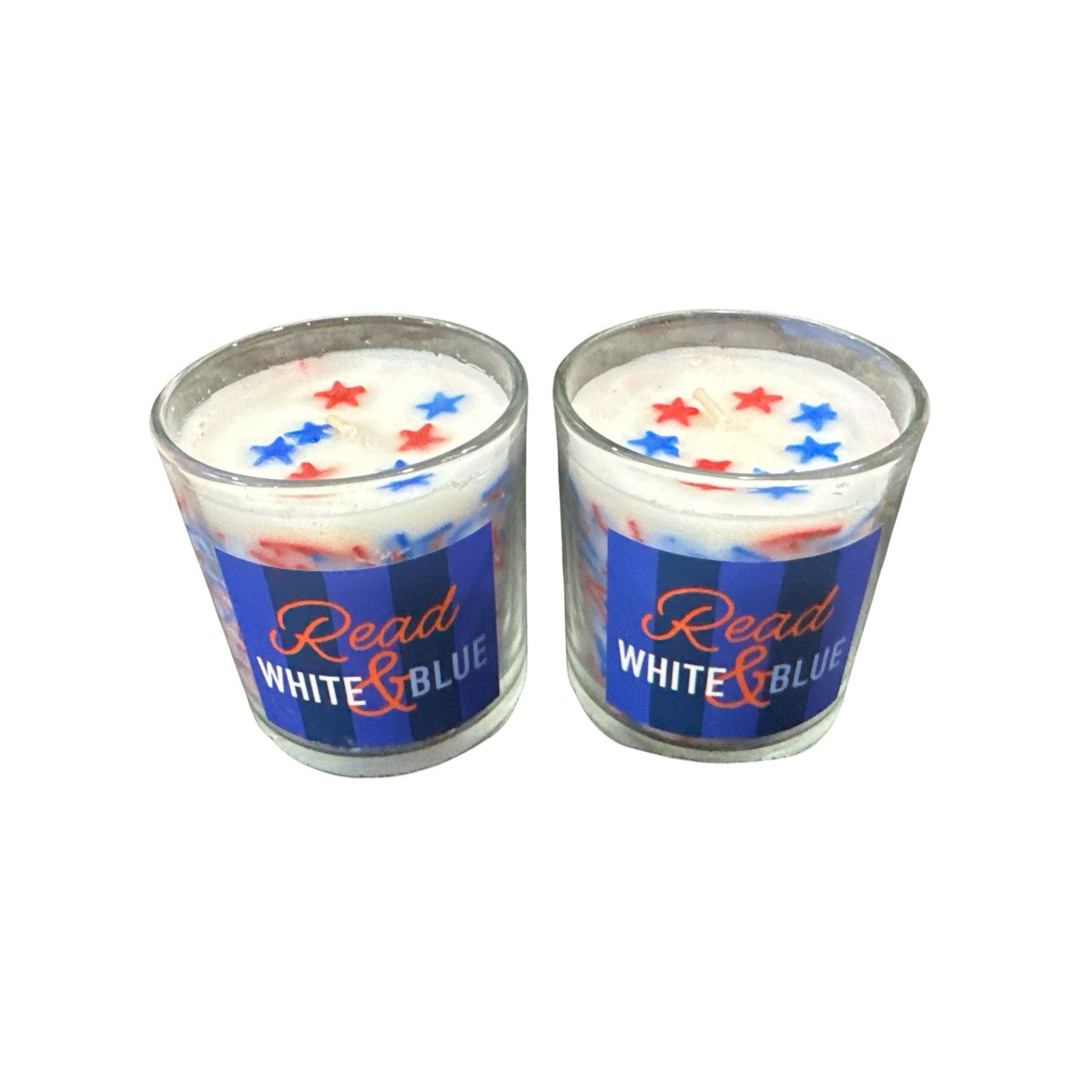 Patriotic Gift Set Bundle With Tote, Teddy Bear Mug, Puzzle, Candles, Towels, Hair Clips, Ribbon Bow & Shell Plates