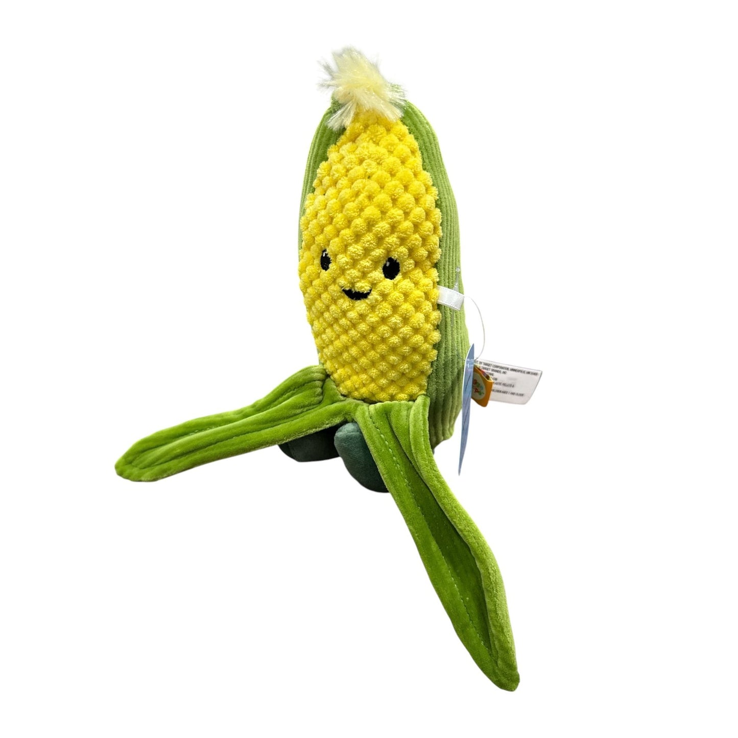 Giggle Scape Happy Corn Plush Toy With Legs - Smiling Face Design - Soft & Cuddly Fun For Kids
