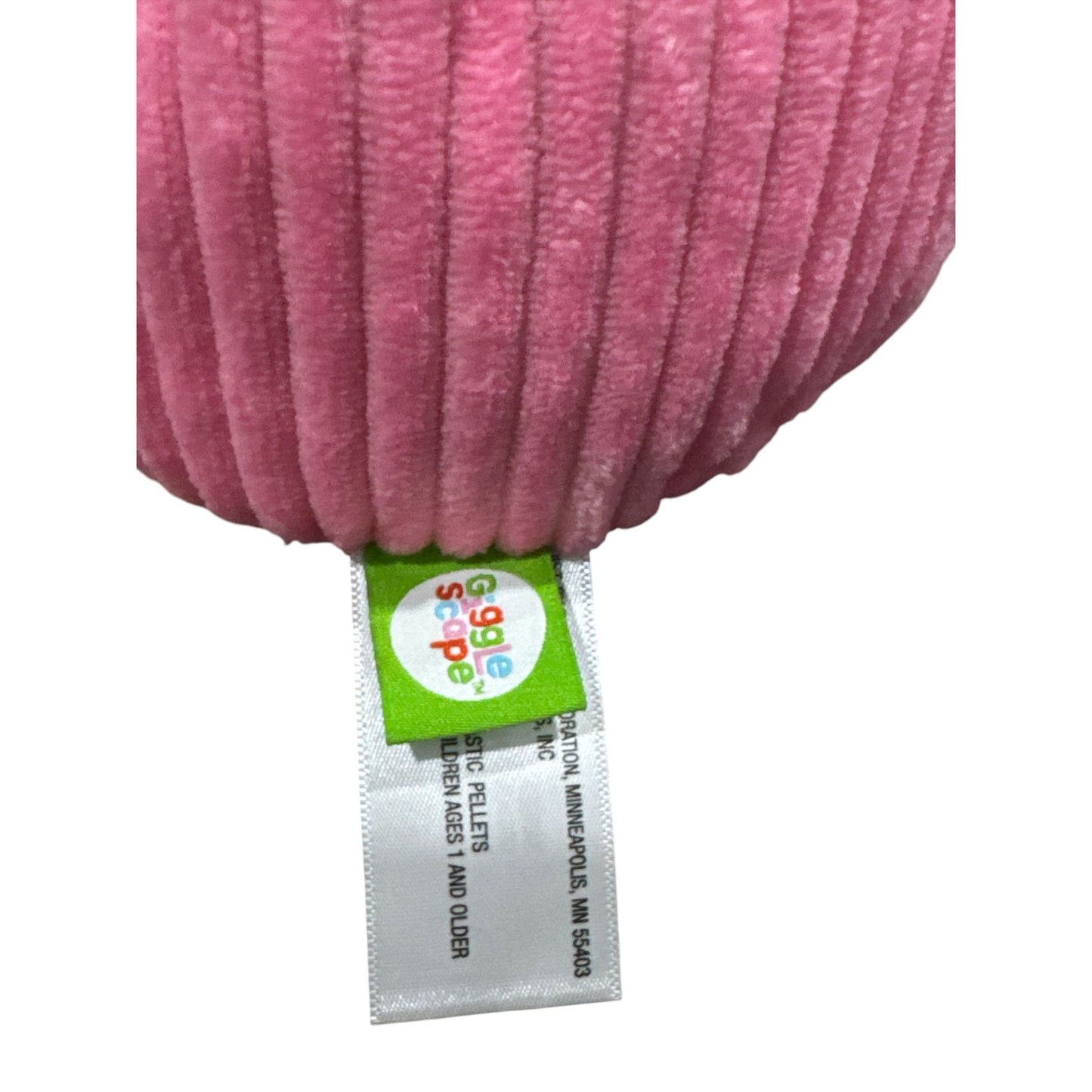 Plush Cupcake Toy With Cherry On Top By GiggleScope - Soft Pink & White Design For Ages 3+
