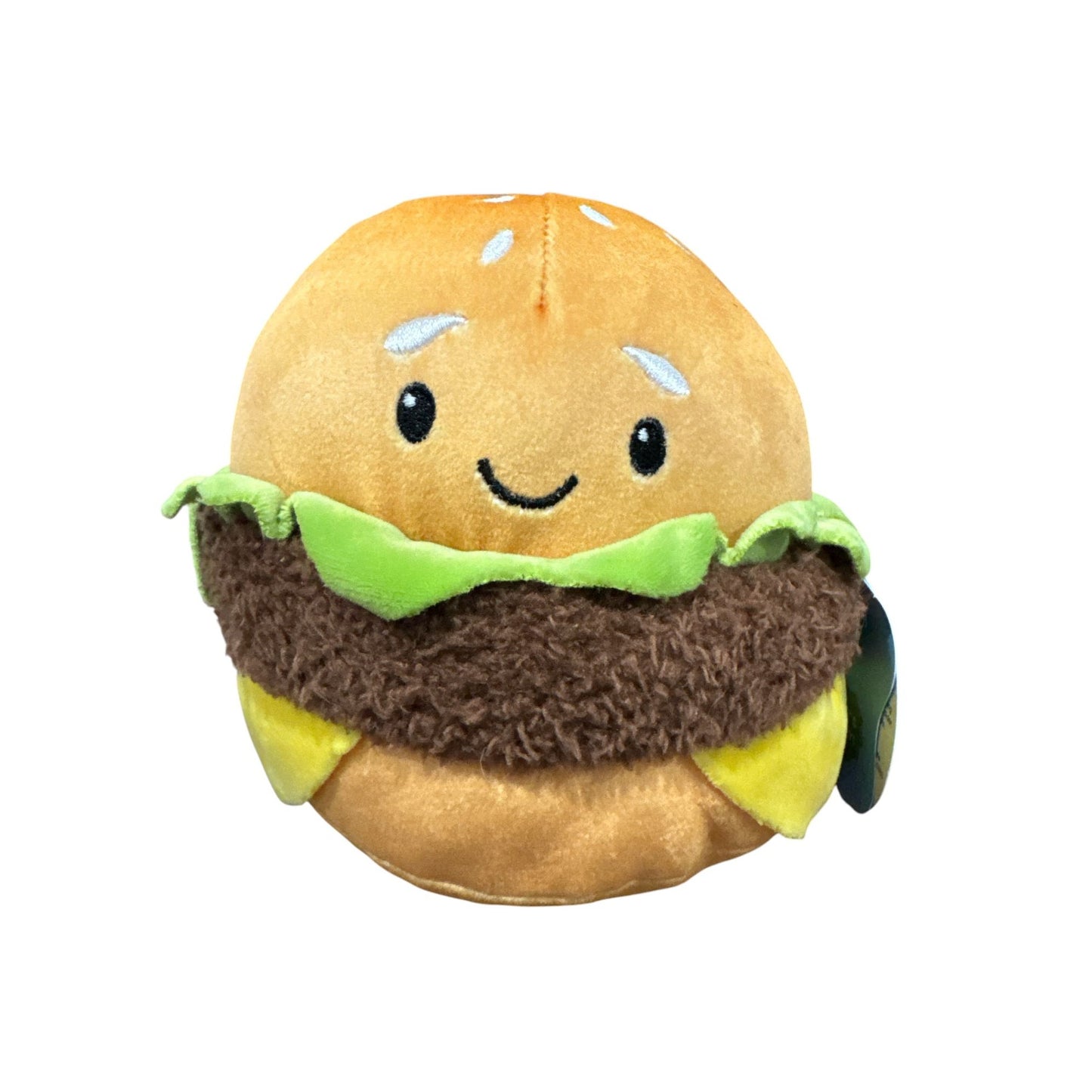 Gigglescape Cheeseburger Plush Toy For Ages 1+ Soft & Cuddly Burger Stuffed Animal