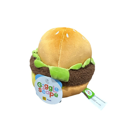 Gigglescape Cheeseburger Plush Toy For Ages 1+ Soft & Cuddly Burger Stuffed Animal