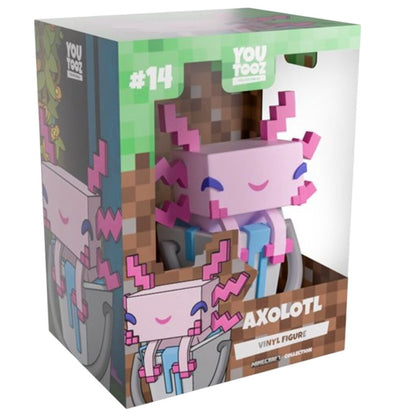 Minecraft Youtooz Axolotl Vinyl Figure #14 Collectible Toy New In Box