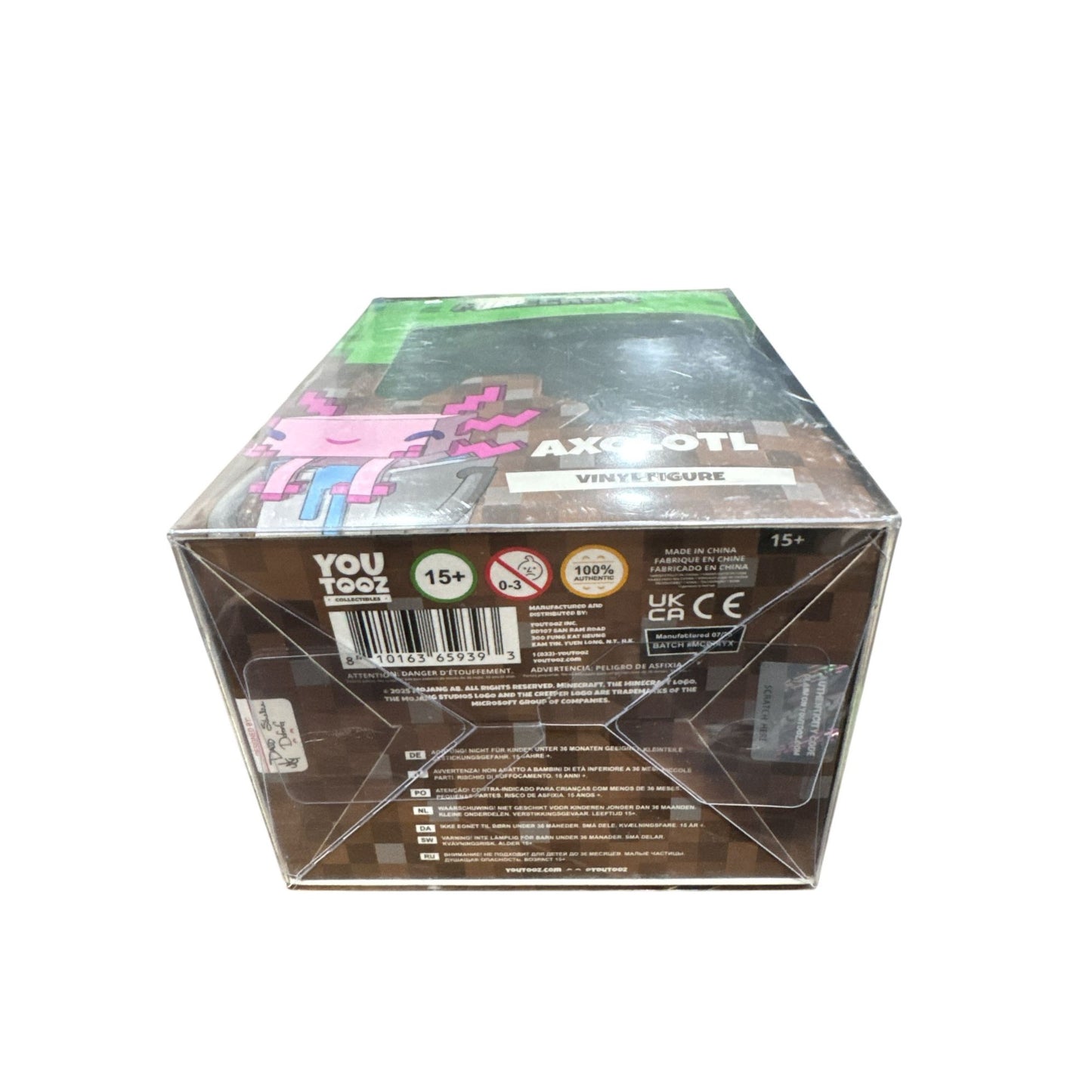 Minecraft Youtooz Axolotl Vinyl Figure #14 Collectible Toy New In Box