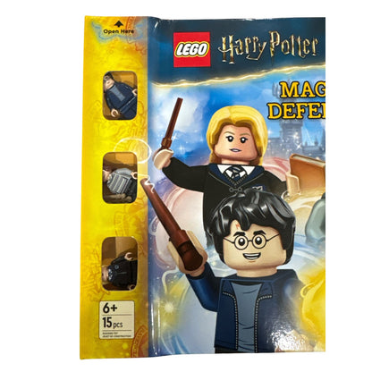 LEGO Harry Potter Magical Defenders Activity Book With 3 Minifigures Wands & Puzzles For Ages 6+