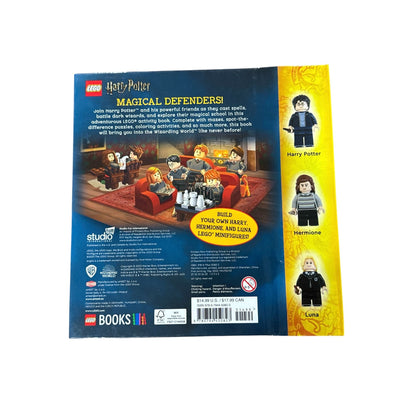 LEGO Harry Potter Magical Defenders Activity Book With 3 Minifigures Wands & Puzzles For Ages 6+