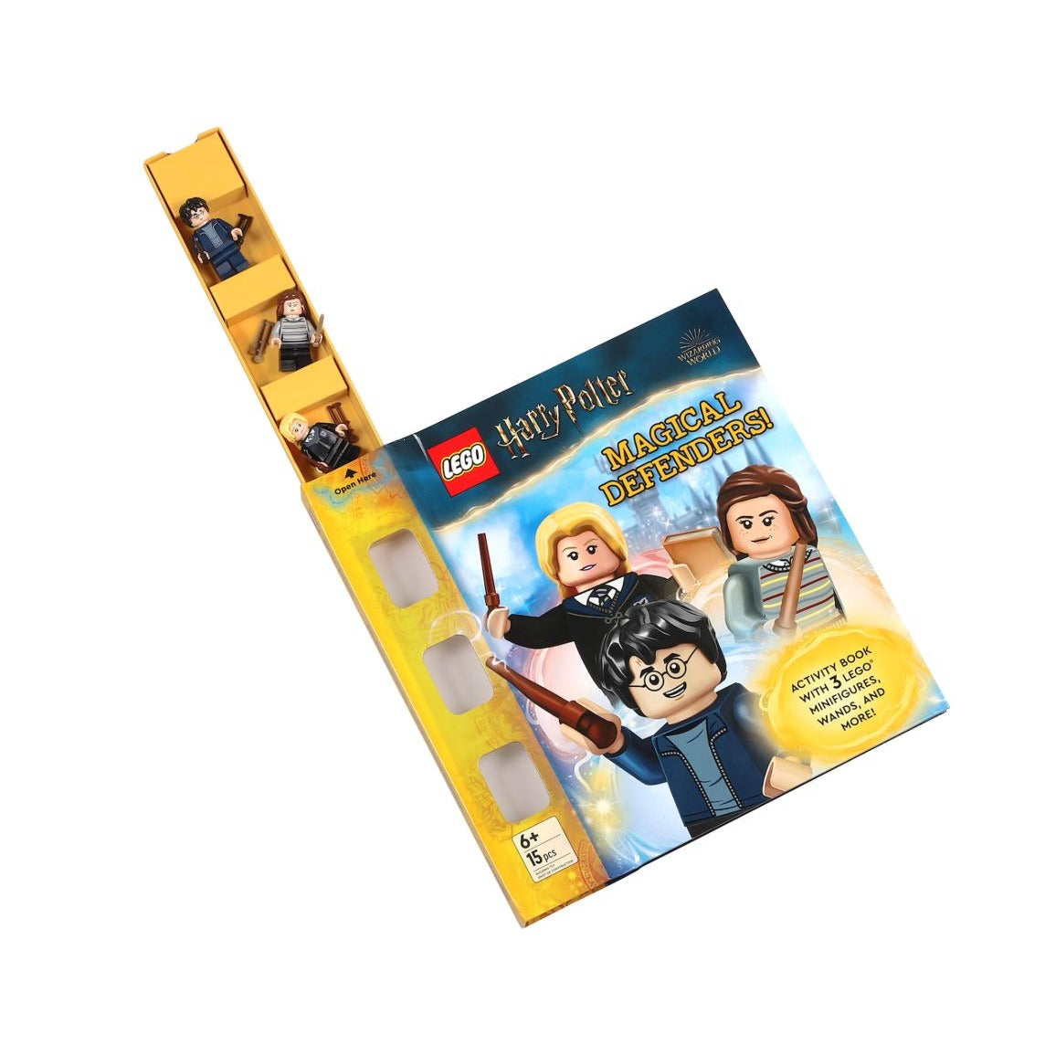 LEGO Harry Potter Magical Defenders Activity Book With 3 Minifigures Wands & Puzzles For Ages 6+
