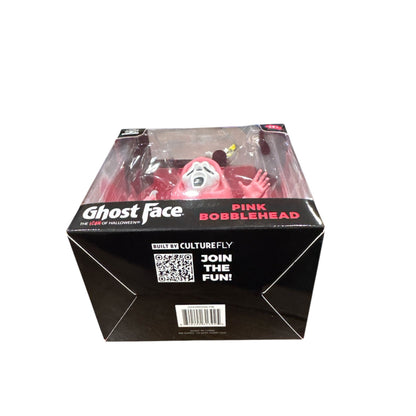 Ghost Face Pink Bobblehead By CultureFly Exclusive Stylized Art Collectible For Ages 17+