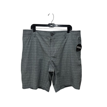Ezekiel Mens Versa Boardshorts Gray Size 38 Plaid Polyester Blend Made In Bangladesh