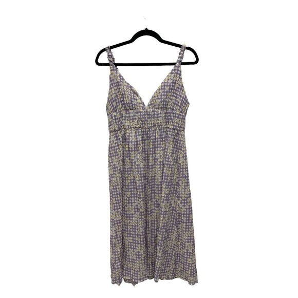 LUSH Women's Lavender Gingham Dress SMALL