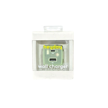 Heyday Wired Headphones, Wired Earbuds, 6 Ft Lightning Cable, Wall Charger, Earbud Case Cover & AirTag Holder Bundle