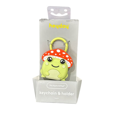 Heyday Wired Headphones, Wired Earbuds, 6 Ft Lightning Cable, Wall Charger, Earbud Case Cover & AirTag Holder Bundle