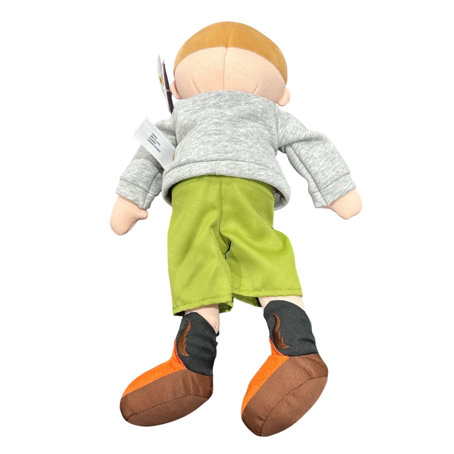Giggle Scape 15" Soft Plush Doll With Moose Sweater & Green Shorts For Kids