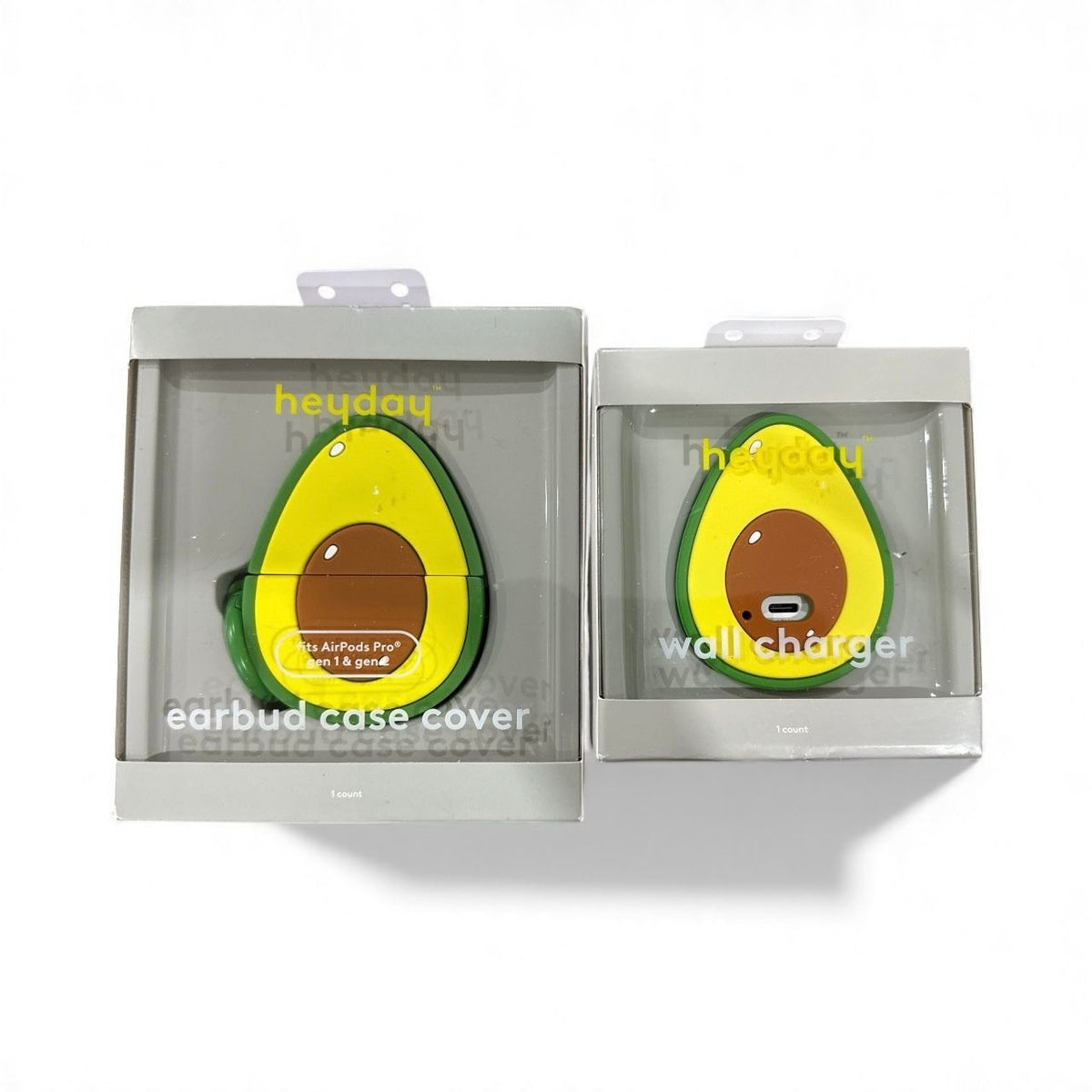 Heyday Avocado AirPods Pro Case Cover & Wall Charger Set
