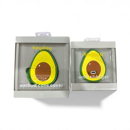 Heyday Avocado AirPods Pro Case Cover & Wall Charger Set