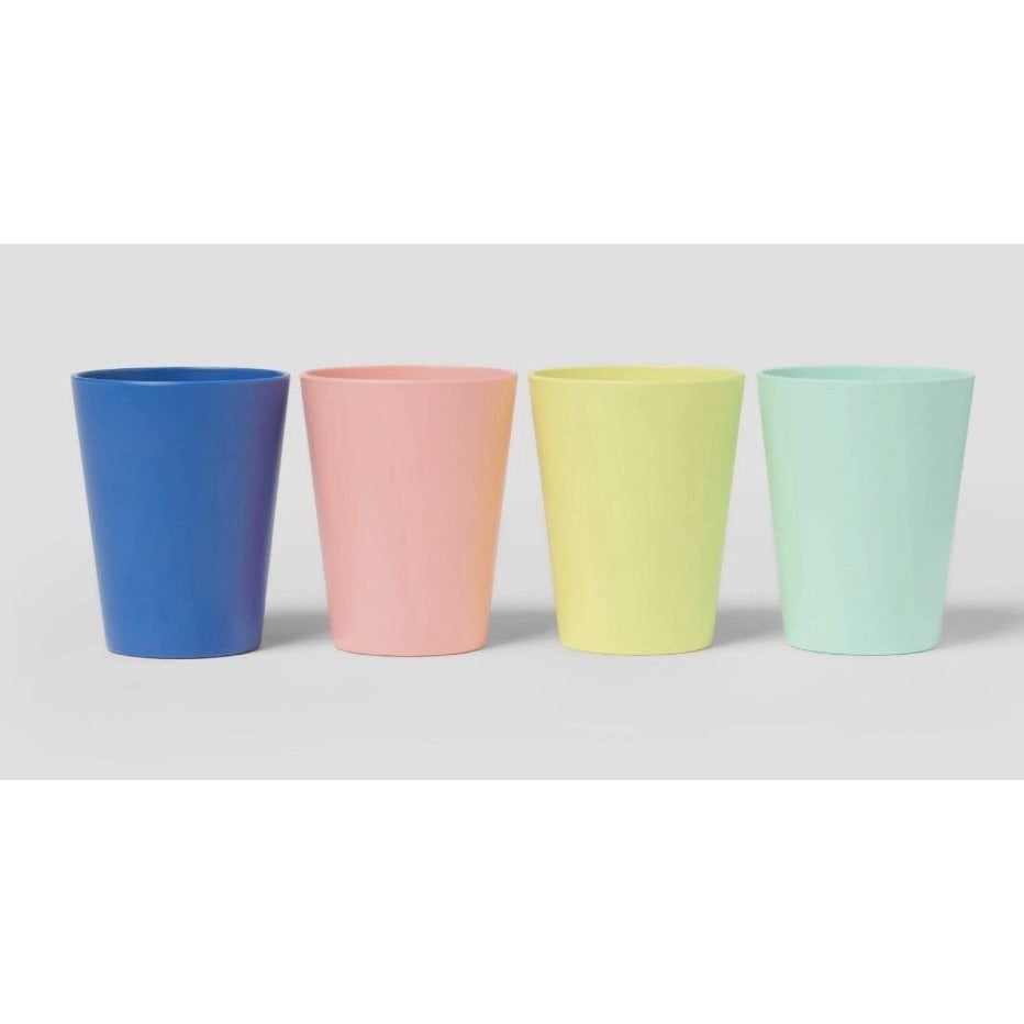 Sun Squad Set of 3 Multicolor BPA-Free Plastic Tumblers 12-Pack Dishwasher Safe 11.5 oz