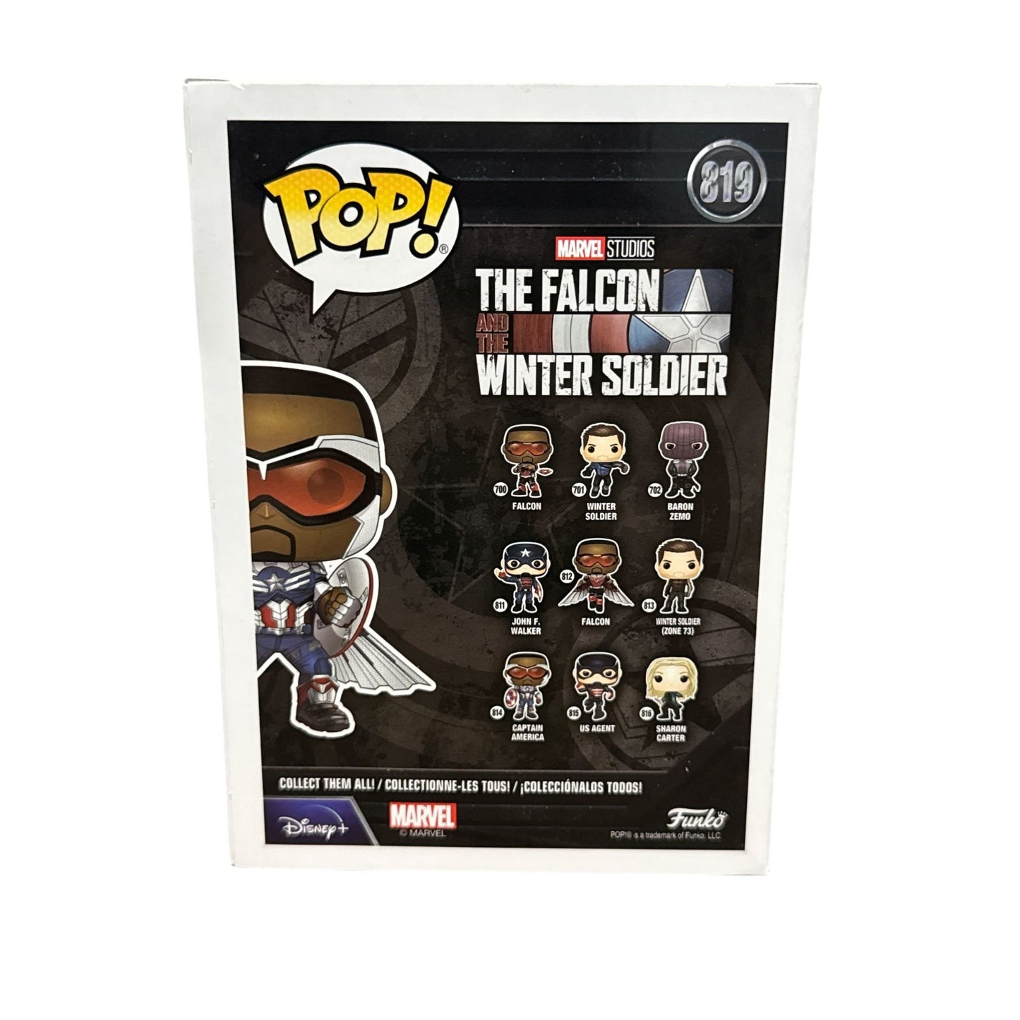 Funko Pop! Captain America #819 From The Falcon And The Winter Soldier Gamestop Exclusive