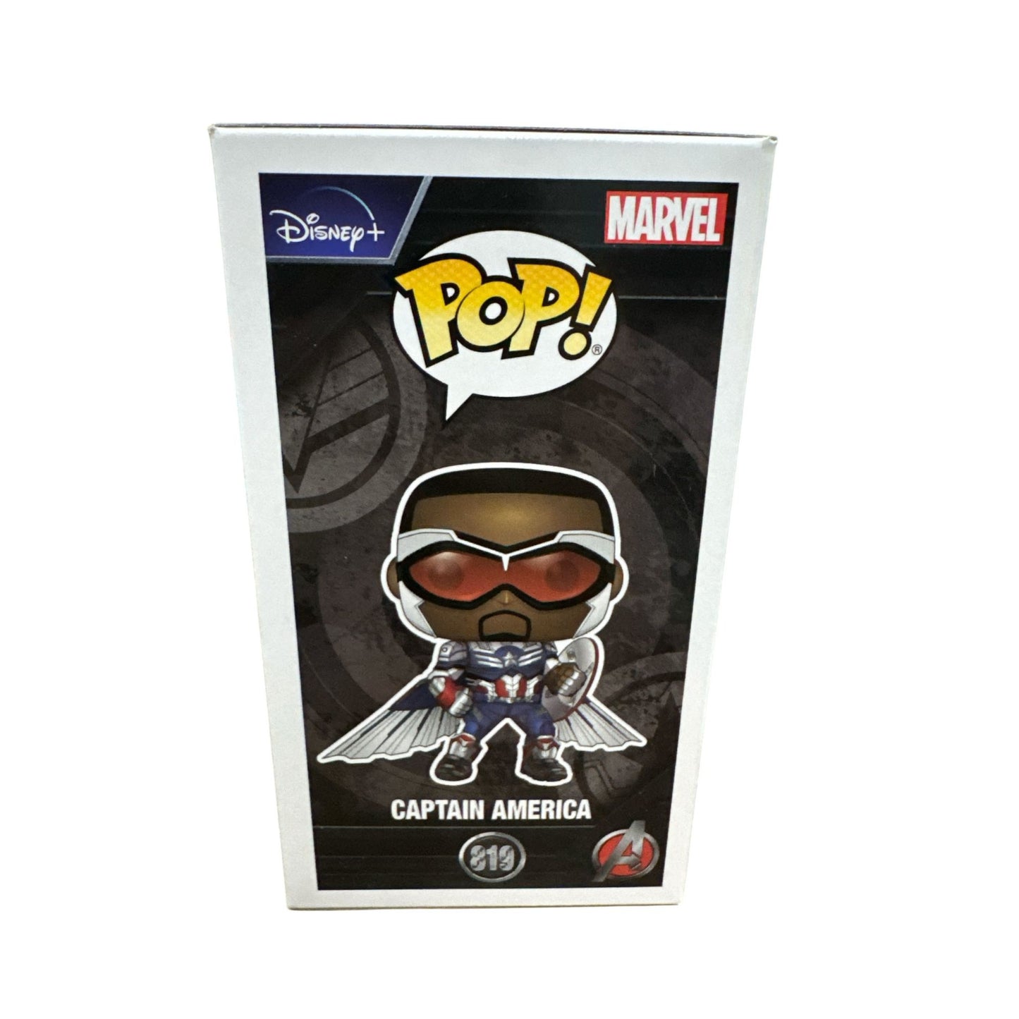 Funko Pop! Captain America #819 From The Falcon And The Winter Soldier Gamestop Exclusive