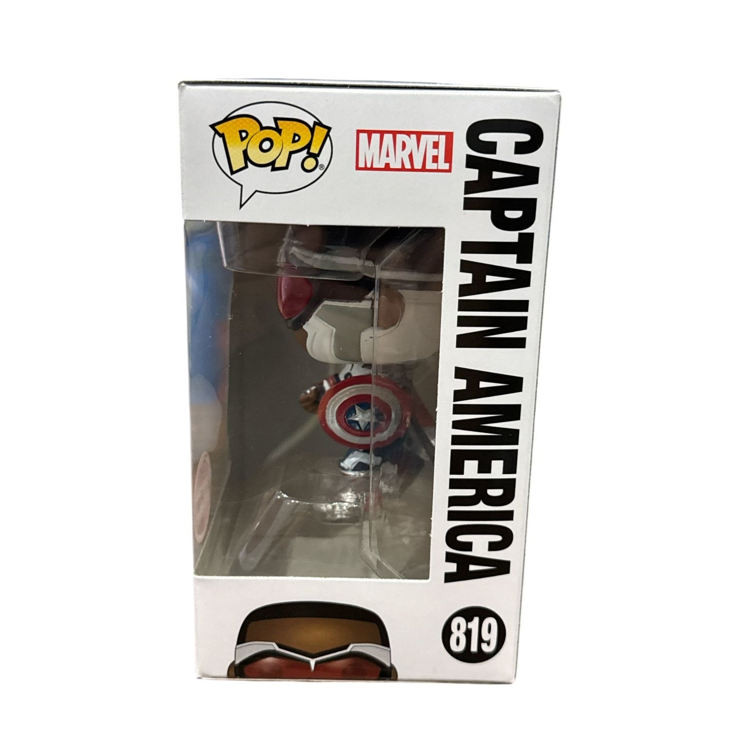 Funko Pop! Captain America #819 From The Falcon And The Winter Soldier Gamestop Exclusive