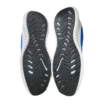 U.S. Polo Assn. Men's Black & Blue Athletic Sneakers, Lightweight Mesh Upper, Cushioned Sole, Lace-Up Style, Size 12M