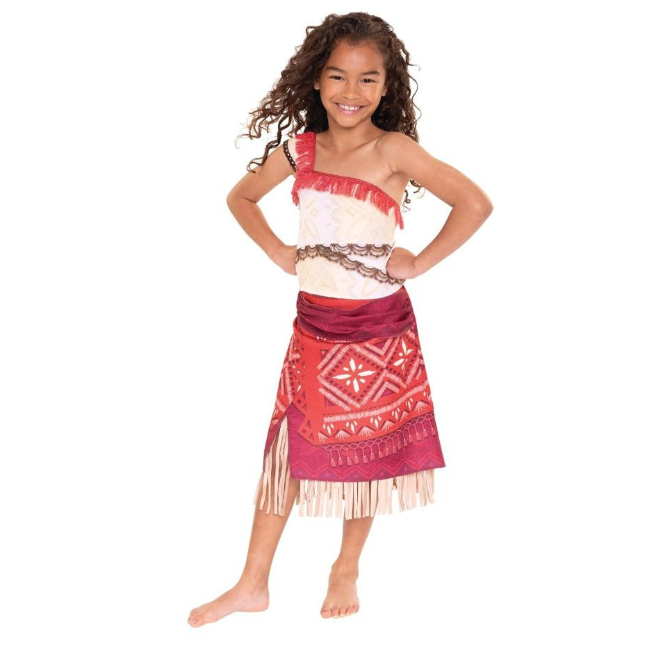 Disney Moana 2 Adventure Outfit Costume For Kids Ages 3+ Size 4-6 By Jakks Pacific