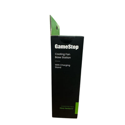GameStop Cooling Fan Base Station & Charging Stand For Xbox Series S Controllers With Rechargeable Batteries