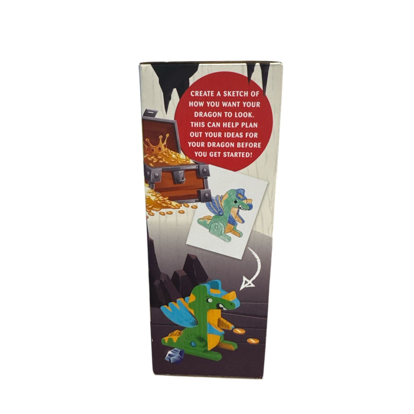 Woodshop Paint Your Own Wooden Dragon Kit With Acrylic Paints & Brush For Ages 5+