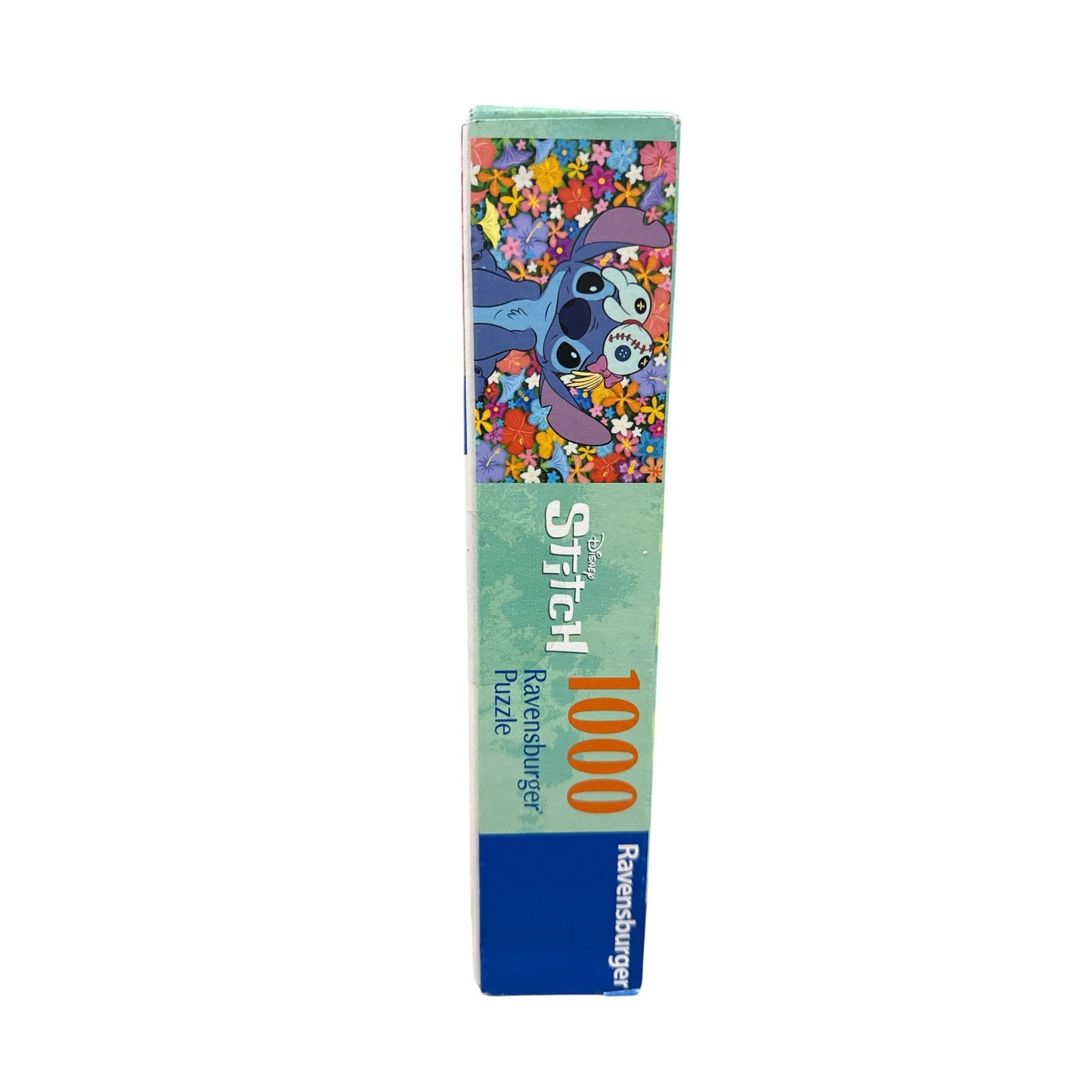 Disney Stitch Ravensburger 1000 Piece Puzzle With Colorful Floral Design