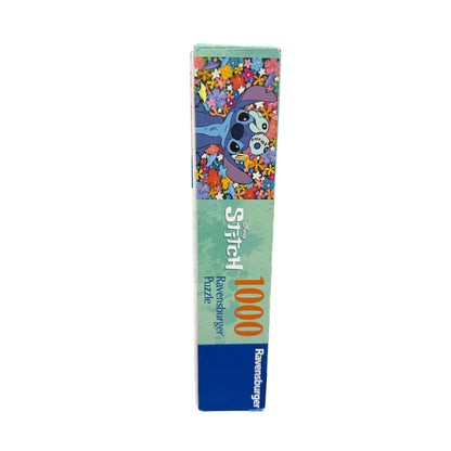 Disney Stitch Ravensburger 1000 Piece Puzzle With Colorful Floral Design