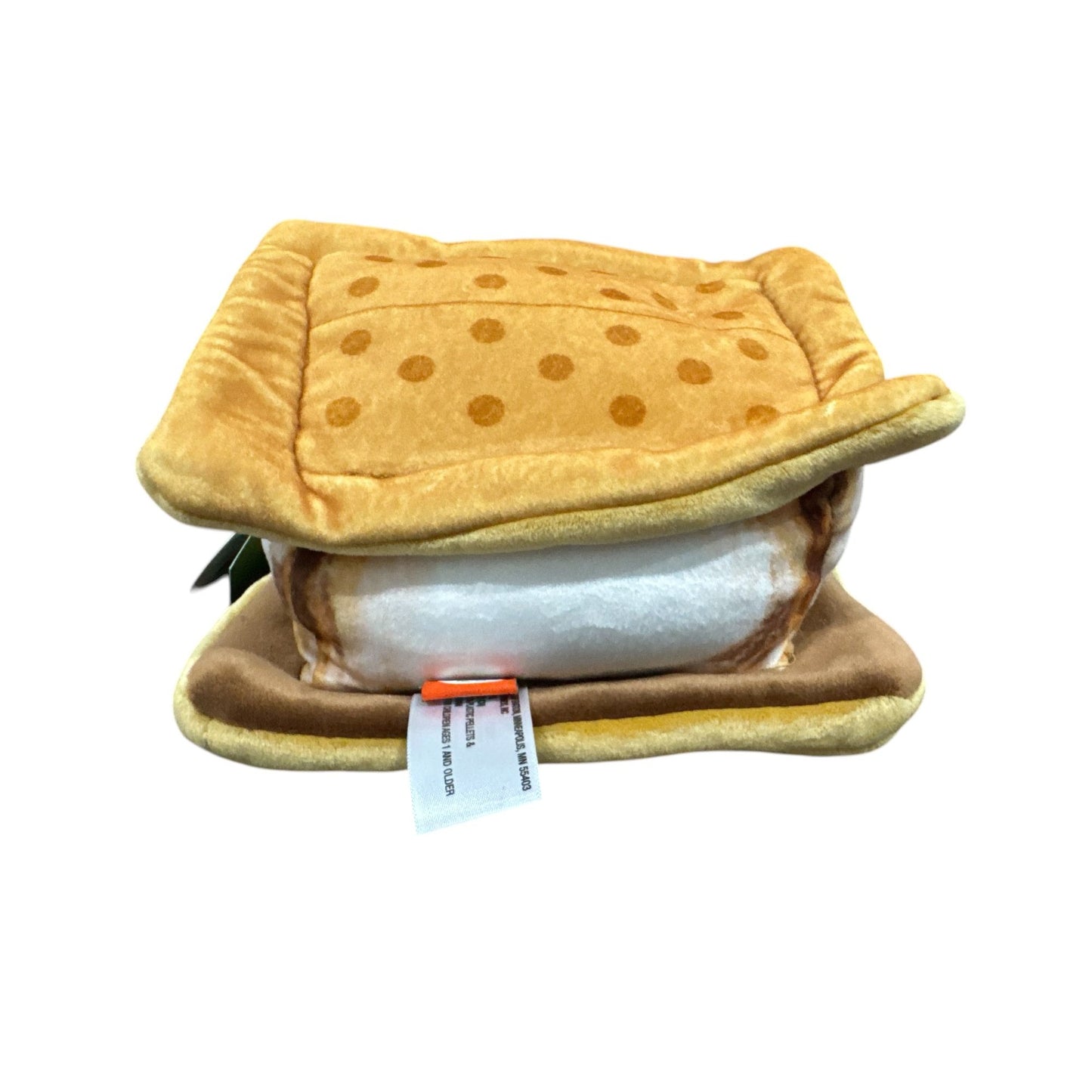 Giggle Scape Smores Plush Toy 4" Smiling Brown Legs Soft Stuffed Animal Ages 1+
