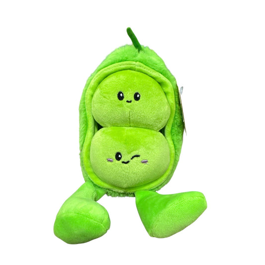 Gigglescape Green Peas In A Pod Plush Toy For Kids Ages 1+