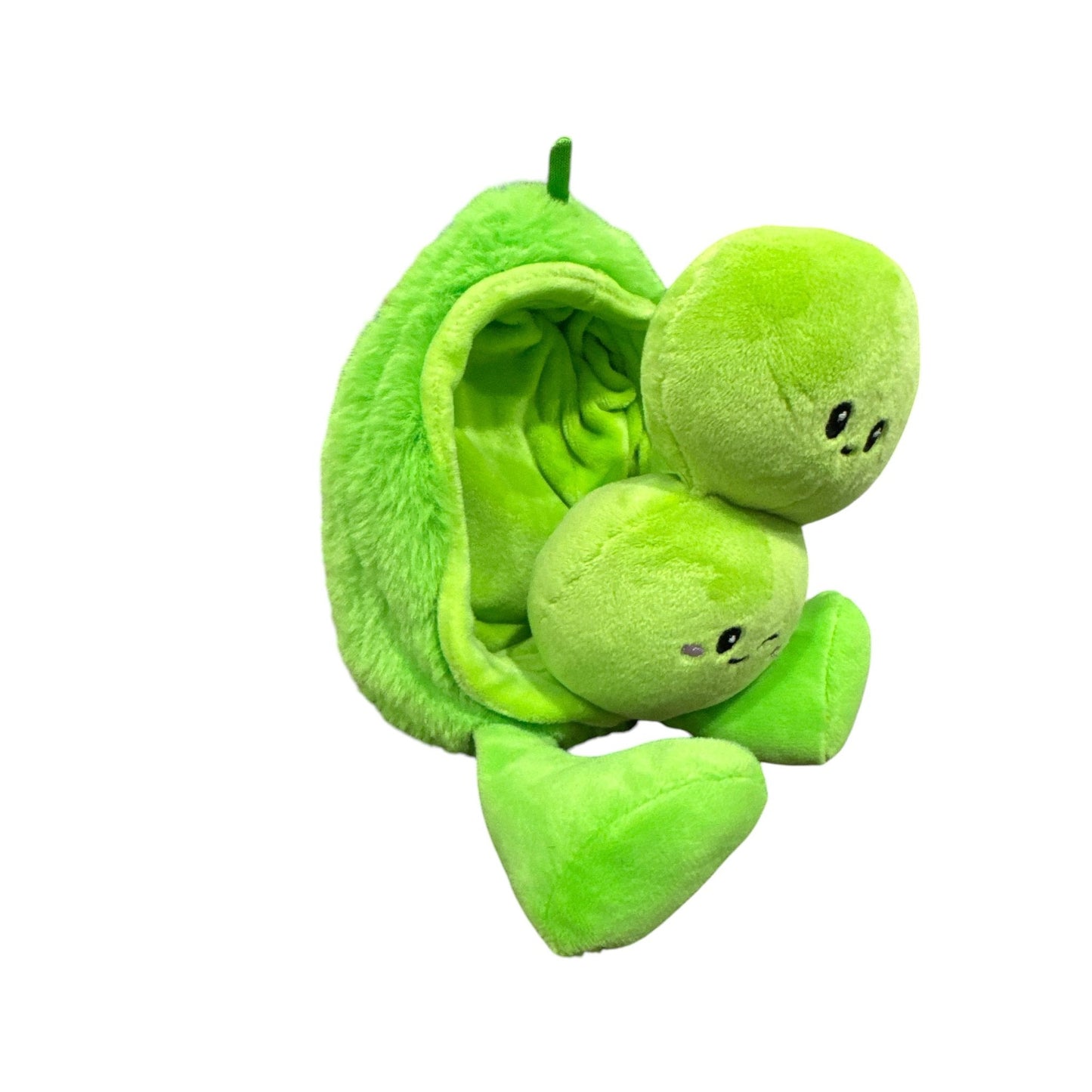 Gigglescape Green Peas In A Pod Plush Toy For Kids Ages 1+