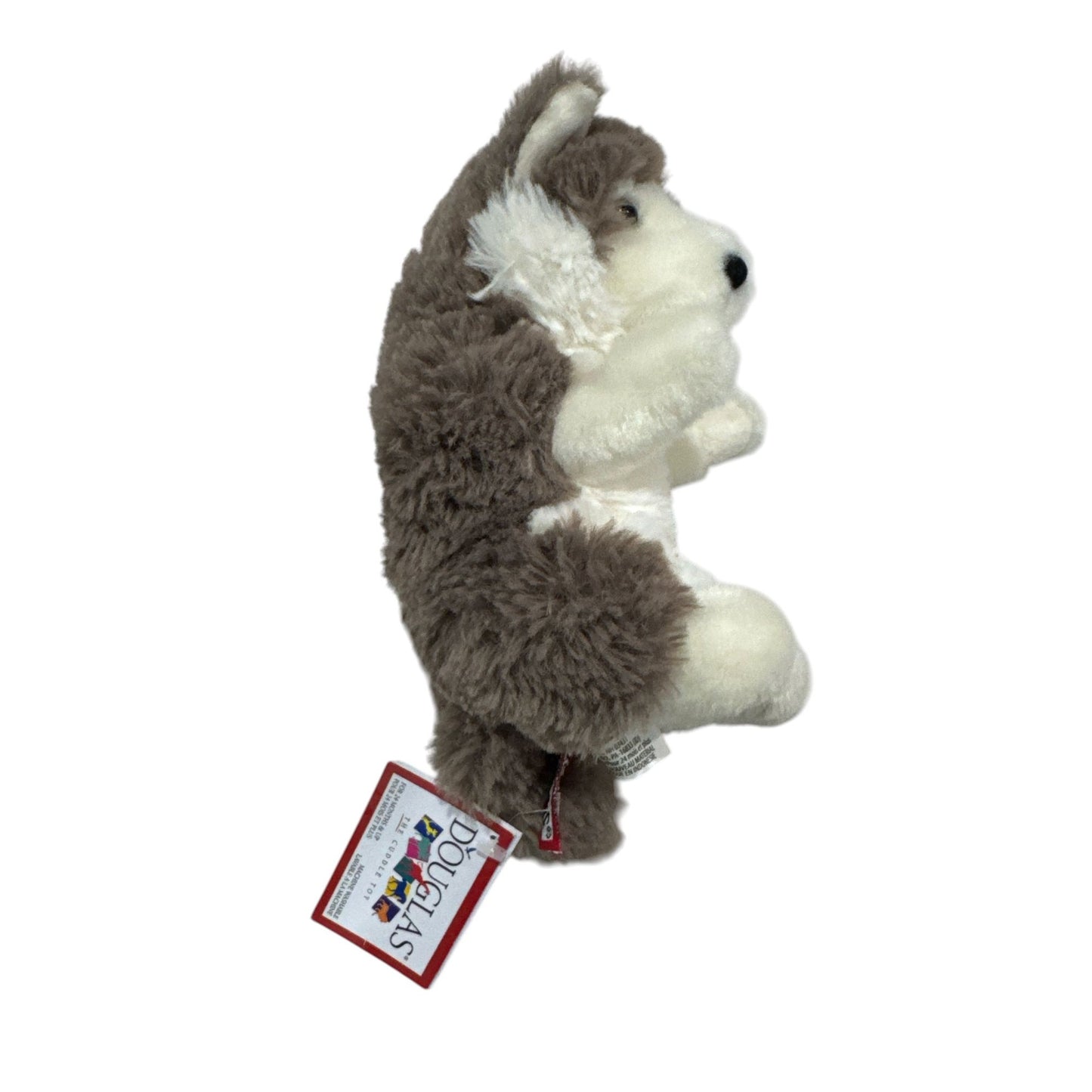 Douglas Cuddle Toy Husky Puppy Plush Stuffed Animal 7” Soft Gray & White