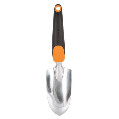 Set Of 2 Fiskars Ergo Handle Planting & Potting Trowels, Durable Tools For Gardening
