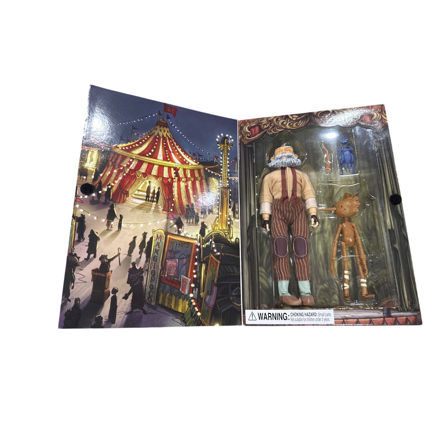 Guillermo Del Toros Pinocchio Limited Edition Action Figures Geppetto Pinocchio & Cricket Netflix Collectible Set 17+