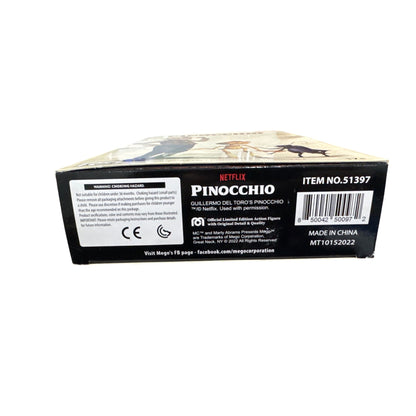 Guillermo Del Toros Pinocchio Limited Edition Action Figures Geppetto Pinocchio & Cricket Netflix Collectible Set 17+
