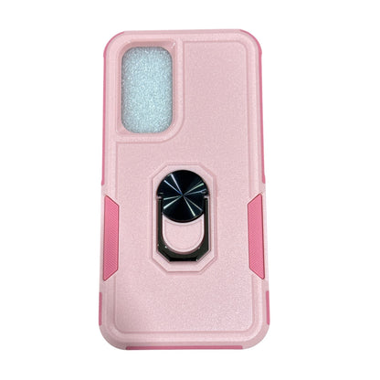 Samsung Galaxy A54 Case With Tempered Glass Shockproof Magnetic Ring Holder Kickstand Pink