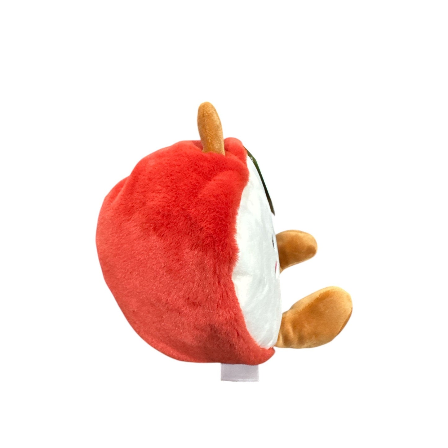 Gigglescape Plush Apple Stuffed Toy For Kids Ages 1+ - Soft Red & White Cuddly Design With Tag