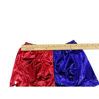 Harley Quinn Girls Costume Set Daddys Lil Monster Shirt Jacket Shorts Gloves M