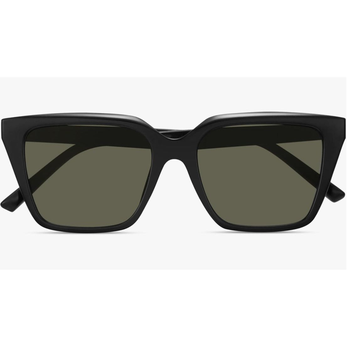 Oversized Polarized UV400 Sunglasses For Women Black Square Frame Timeless Design