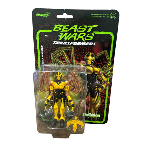 Beast Wars Transformers Blackarachnia Super7 Reaction Figure New Sealed
