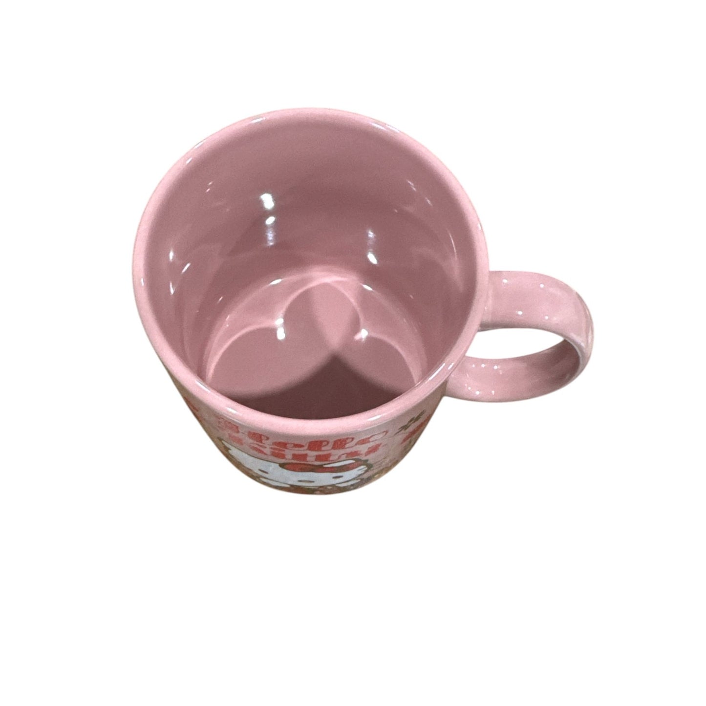 Hello Kitty Pink Ceramic Mug With Floral Design 20 Oz By Silver Buffalo