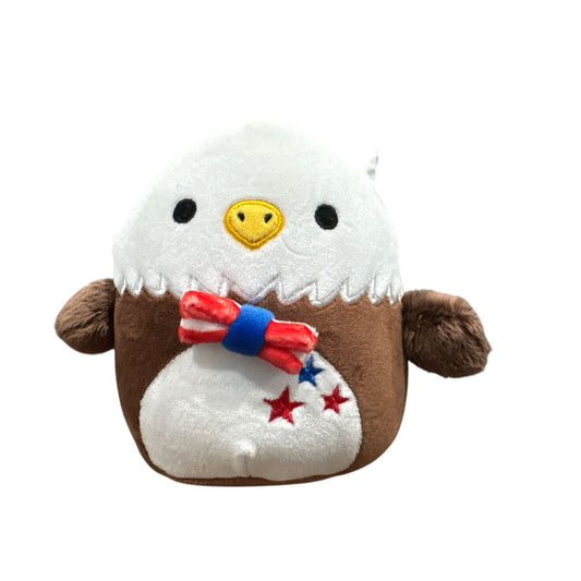 Squishmallows Edward The Bald Eagle 7.5" Plush Toy - Patriotic Design With Bow Tie & Stars